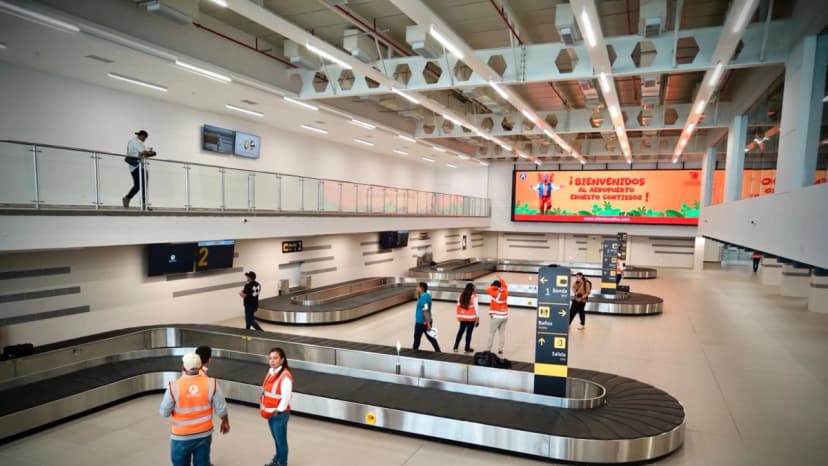 Un momento en el aeropuerto